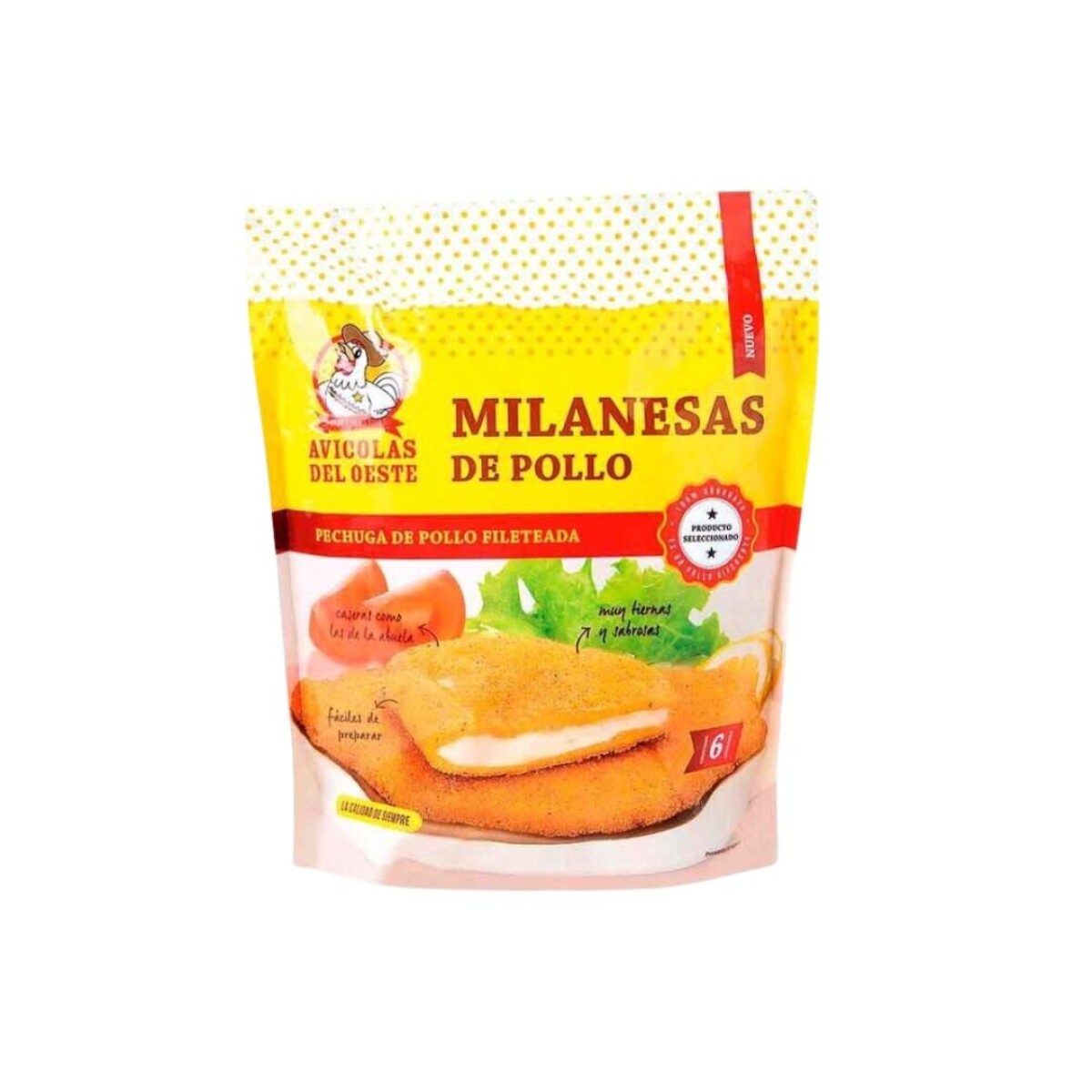 Milanesa de Pollo Avícolas del Oeste - 600 gr 