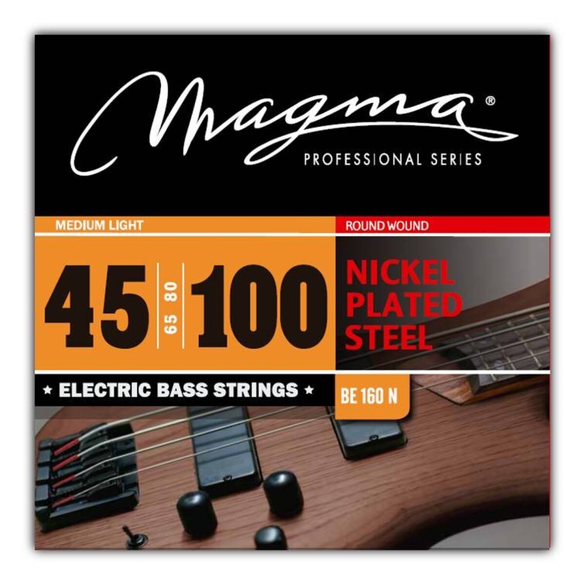 Encordado Magma Bajo Nickel P/steel M.Light 045-100 BE160N 