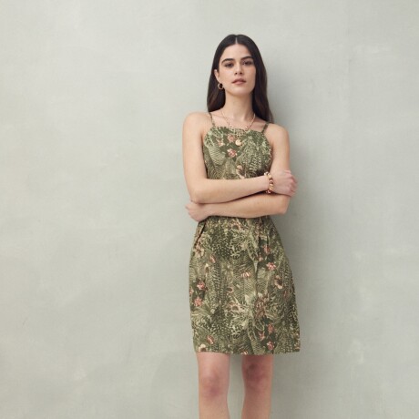VESTIDO BAMBU Verde Oliva