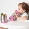 Vaso termico toddler BUBA rosa metal