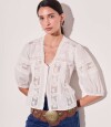 Blusa Boho Nacar