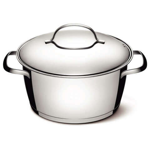 Olla honda con asas y tapa modelo ALLEGRA, 3,04 Lts. -TRAMONTINA TF1810