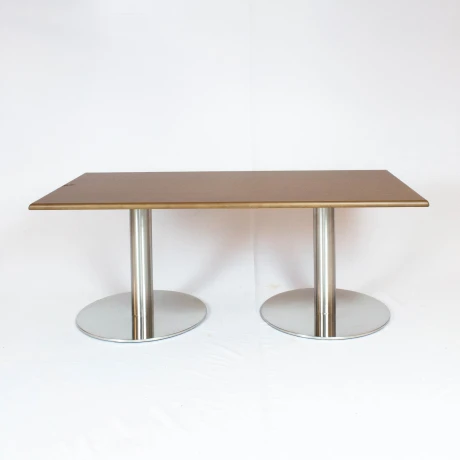 Mesa Acero Ratona Doble 120x60