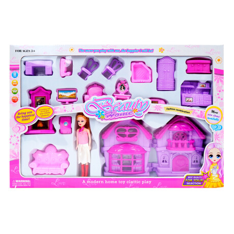 Muñeca con casa y accesorios Muñeca con casa y accesorios