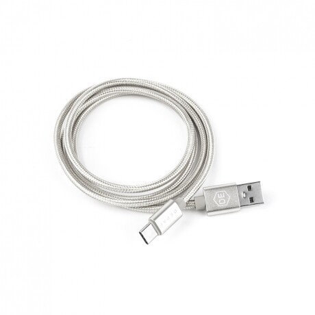 Cable USB para Tipo C Plateado