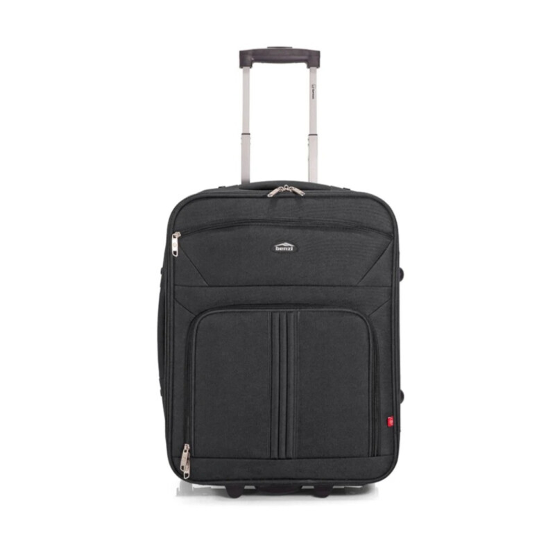 Valija Benzi 2 Ruedas L Negro Extensible TROLLEY POLIESTER 2 RUEDAS L NEGRO EXT BZ5195N