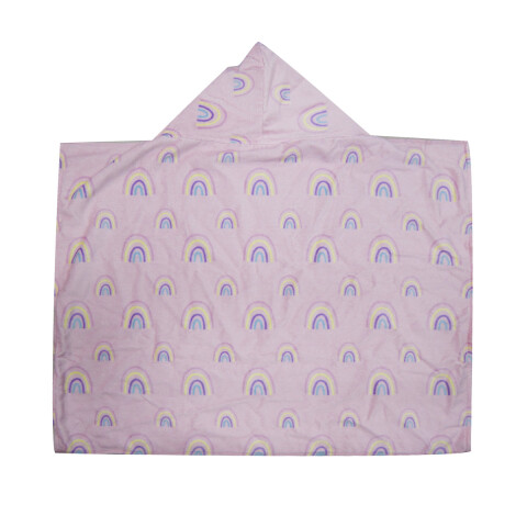 Toalla Con Capucha Bebé Döhler Velour 90 x 70 cm 604 ARCO IRIS