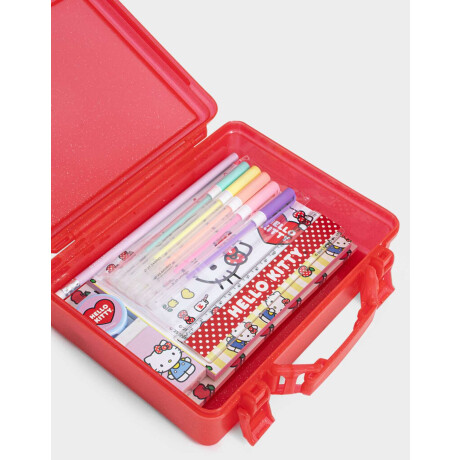 Set De Librería Con Lunchera Combinacion Multicolor