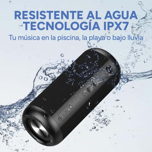 Parlante Bluetooth Portátil Mifa A8 Inalámbrico IPX8 30W Color Negro