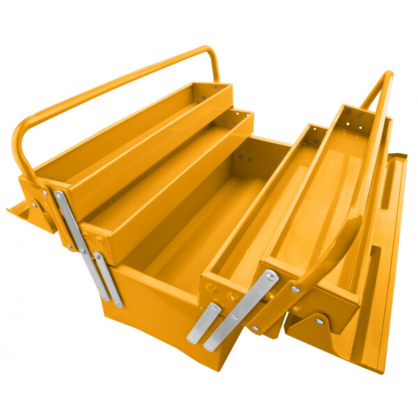 CAJA DE HERRAMIENTAS METAL 3 ESTANTES 495X200X290MM INGCO HTB02 CAJA DE HERRAMIENTAS METAL 3 ESTANTES 495X200X290MM INGCO HTB02