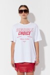 Remera oversize sensible choice blanco