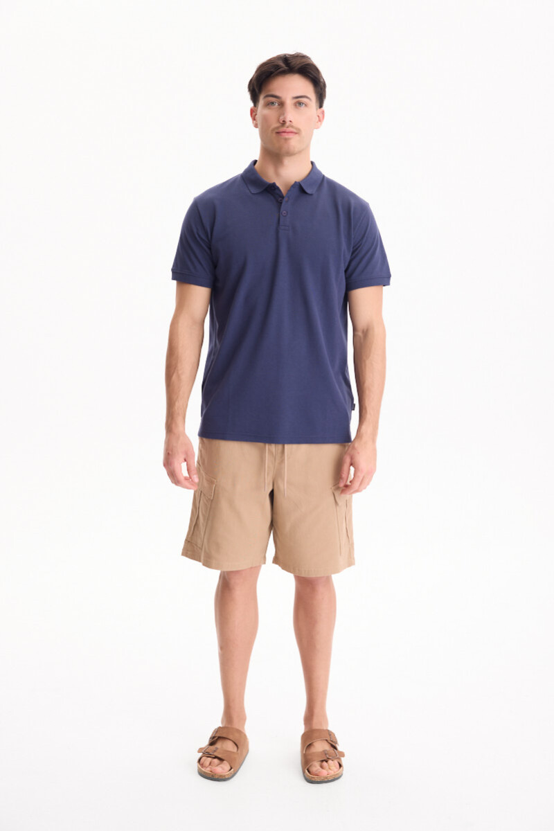 Bermuda De Gabrardina Frame Camel