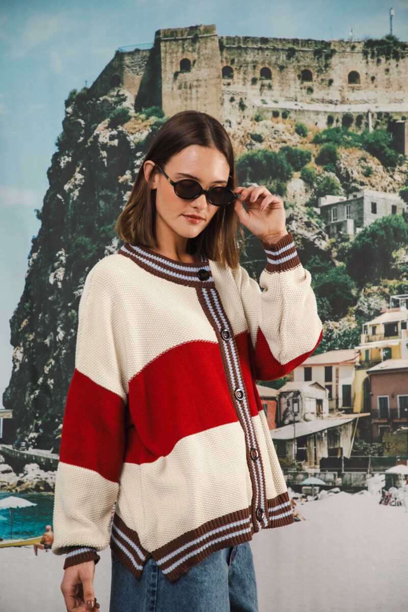 Cardigan New Glory Crudo