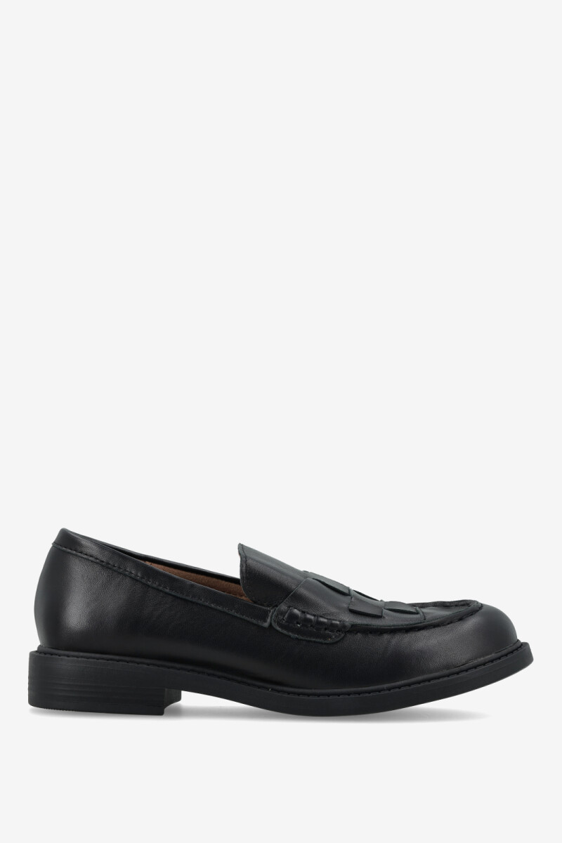 MOCASIN BOX WEAVE LOAFER 25 Negro