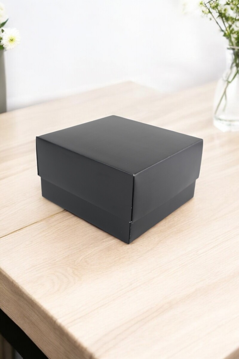 Caja Rectangular 15x16x9 cm - NEGRO 