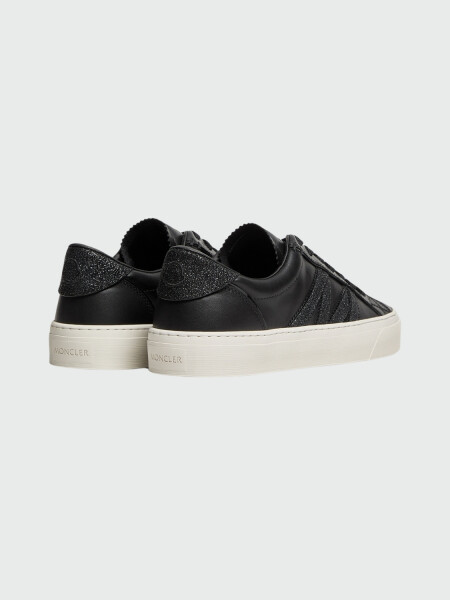 MONCLER - Zapatillas de piel Monaco2 Negro