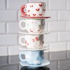 Taza de cerámica cerezas 350ml Taza de cerámica cerezas 350ml
