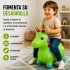 Unicornio Saltarín Inflable Infantil 58 x 55 cm Verde