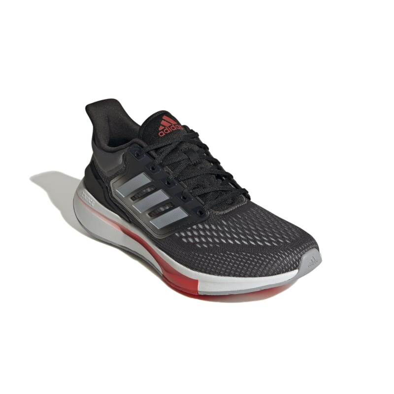 Championes Adidas EQ21 Run de Hombre - GY2192 Gris-rojo