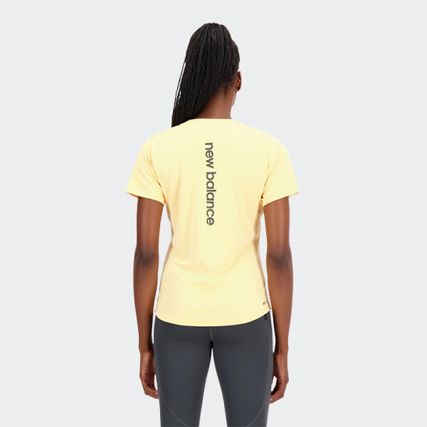 Remera New Balance Impact Run Naranja