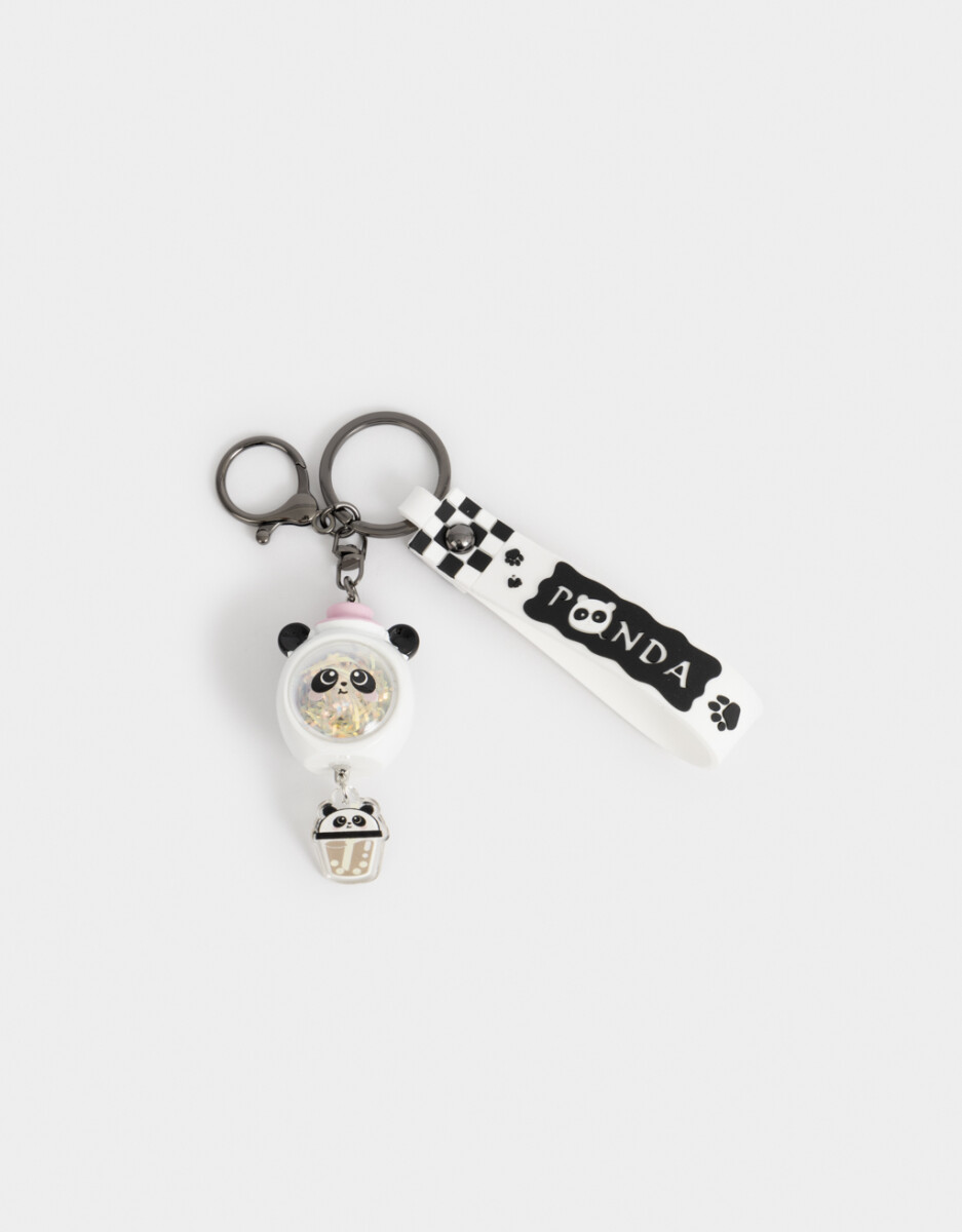Llavero Y Charm Pandita En Agua 