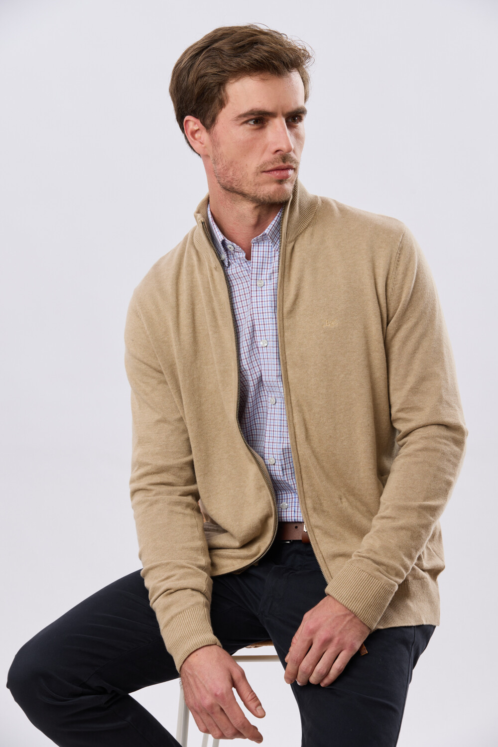 CAMPERA TEJIDA Beige