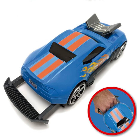 Hot Wheels 2en1 Vehículo De Carrera + Porta Autitos Hot Wheels 2en1 Vehículo De Carrera + Porta Autitos