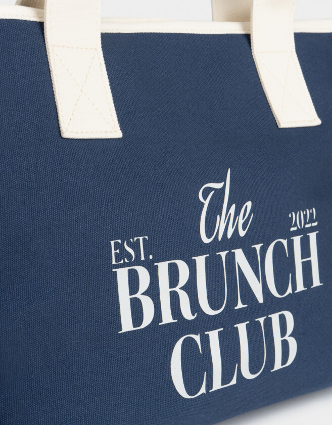 Shopper Cartera Shopper "campus Club" - Azul Medio