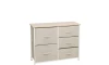 Mueble Organizador - 5 Cajones - Tela/Acero - Beige Mueble Organizador - 5 Cajones - Tela/Acero - Beige