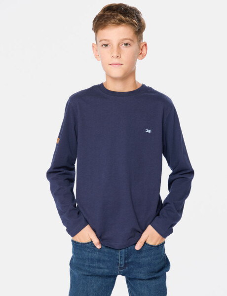 REMERA LISA Azul