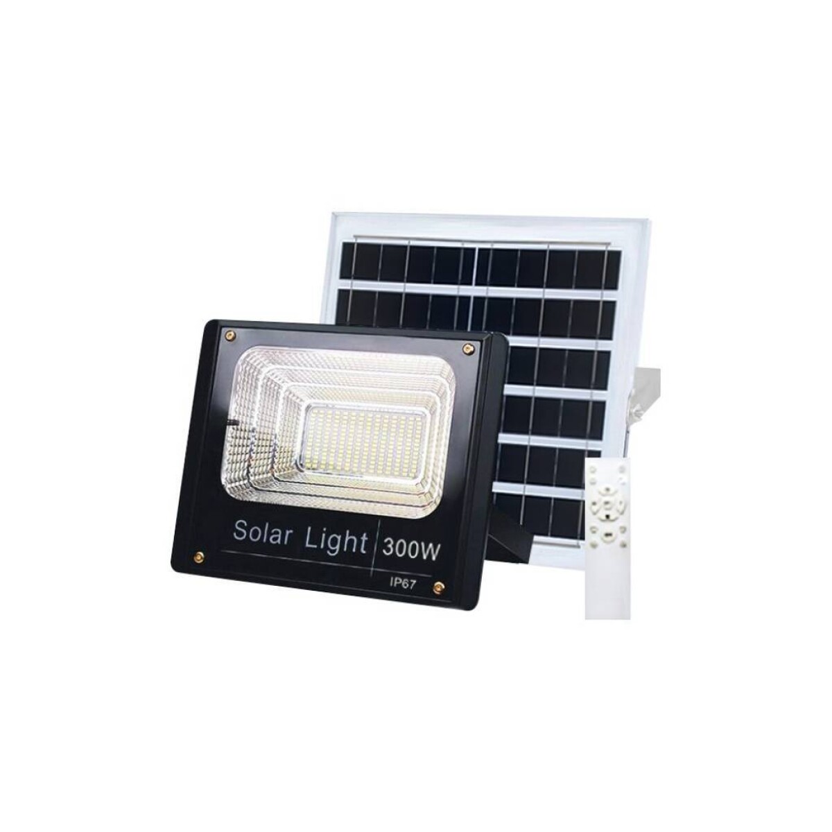Luz Led Exterior Con Panel Solar 300w 