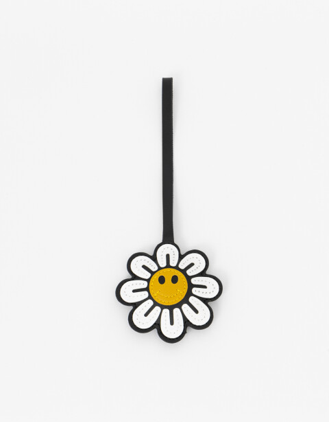 Llavero Cuero/PU Llavero Y Bag Charm Margarita - Combinacion Tricolor