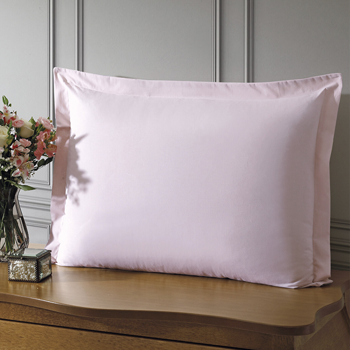 Funda Almohada 180 Hilos Dohler 100% Algodón - ROSA 
