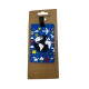 Tarjetero Identificador para valijas Azul mundo