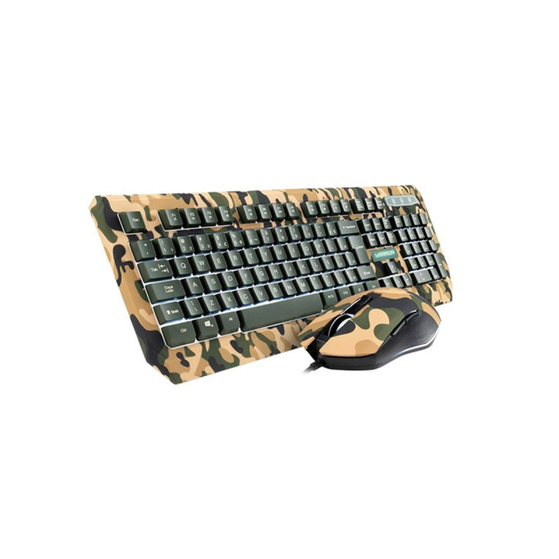 Combo Gamer Army Warrior Teclado Mouse Headset USB PC Consolas Combo Gamer Army Warrior Teclado Mouse Headset USB PC Consolas