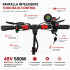 Monopatín Eléctrico Sgx3 Pl 10" 500w 45kmh MONOPATIN LIKE PL SGX3 ROJO