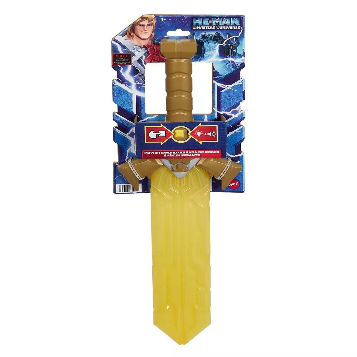 He Man Animated Espada De Poder Mattel 