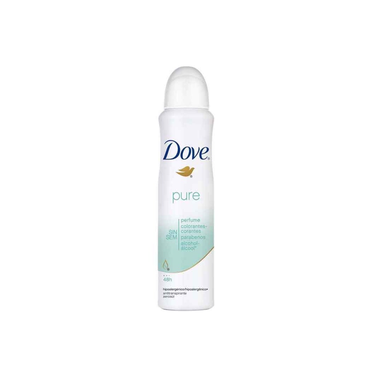 Desodorante Dove Hipoalergénico Aerosol | Frescura y Cuidado Diario