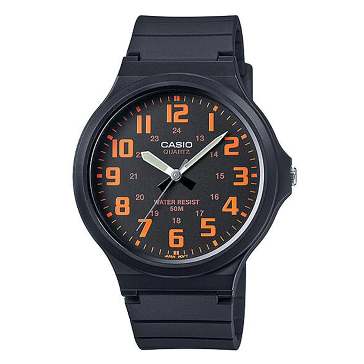 Reloj CASIO MW240-4BVDF en Resina Negro Esfera 43mm 
