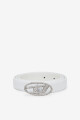 CINTURON D LOGO B-1DR CON STRA Blanco