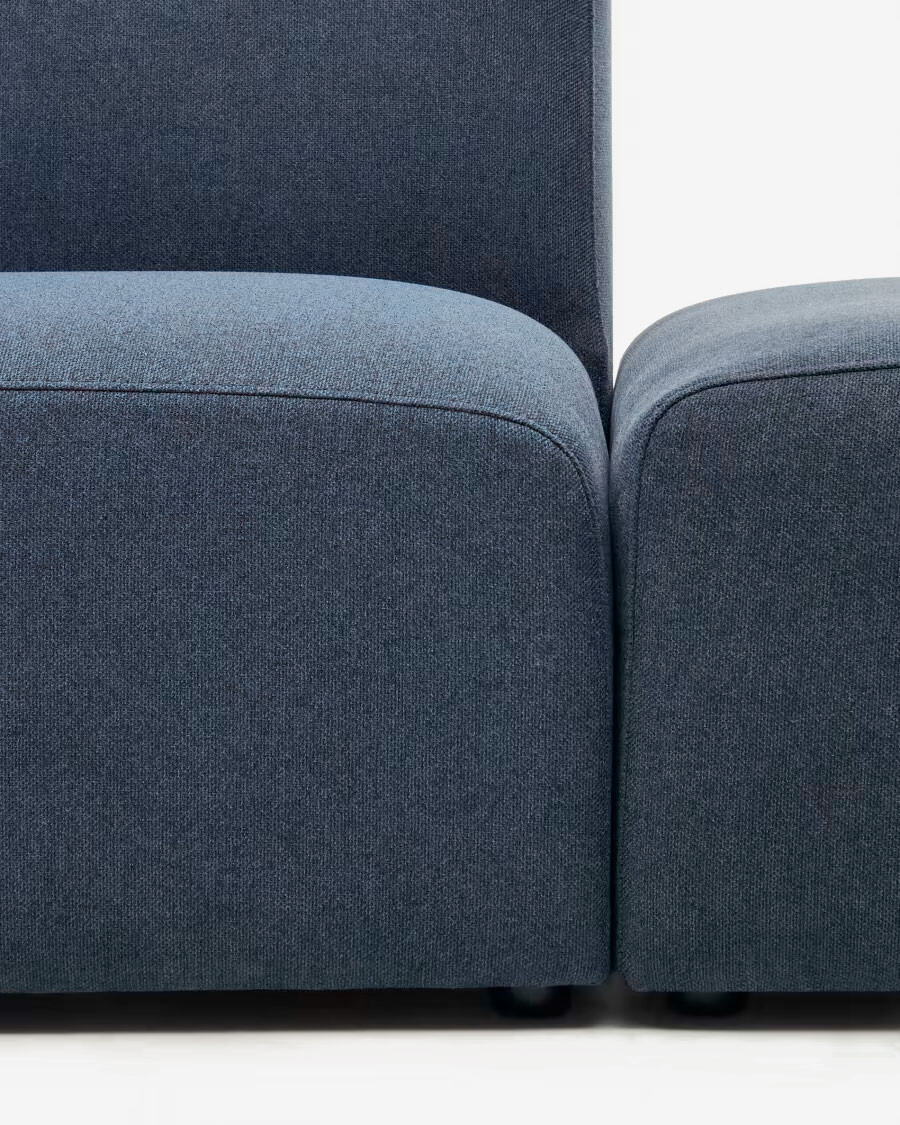 Sofá modular Neom 2 plazas con terminal azul 244 cm