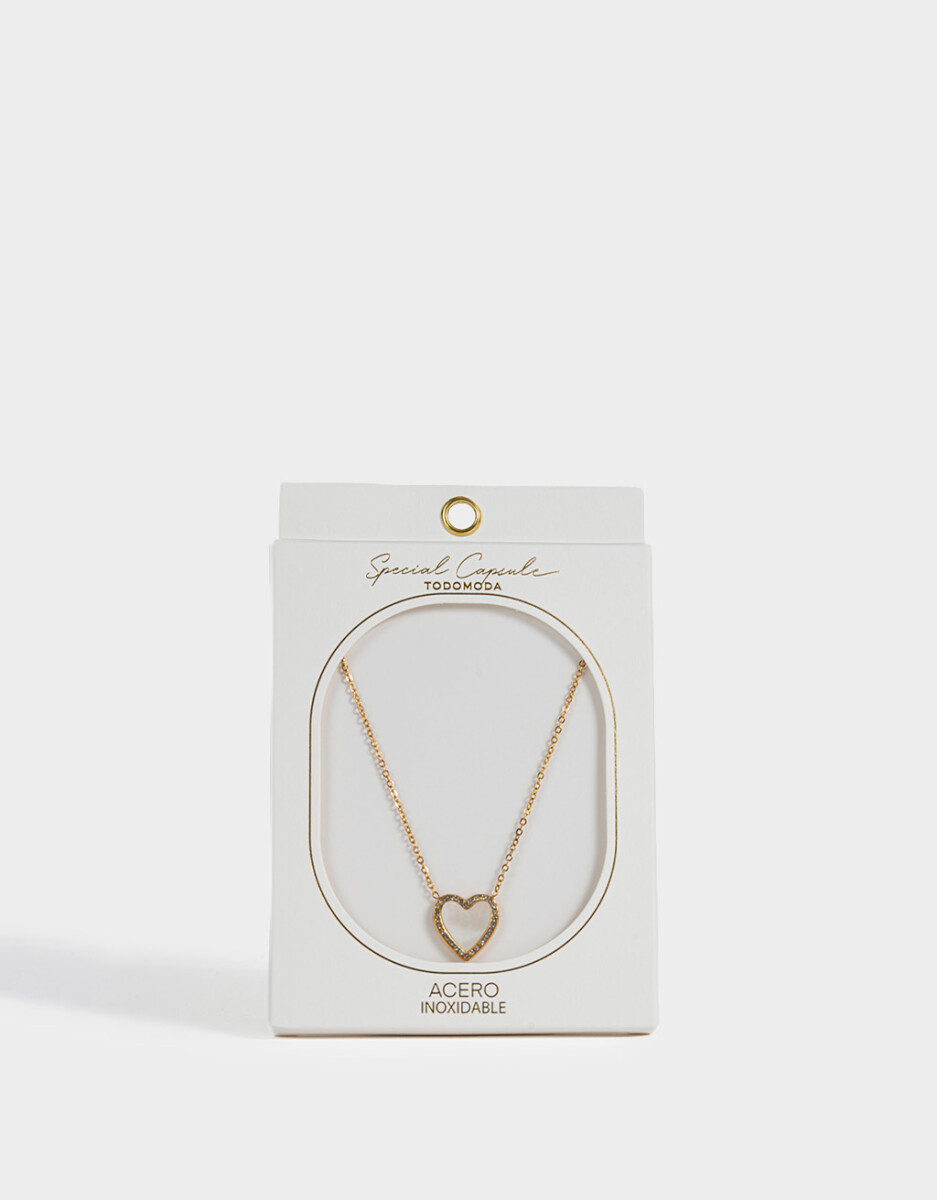 Cadena Corta Con Dije Corazón 