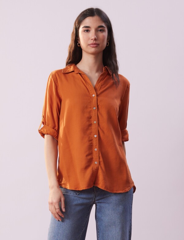 Camisa Tencel TERRACOTA