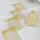 Pack x 200 - Bolsas organza 9x15 cm ORO
