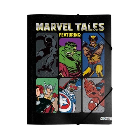 Carpeta con Elastico Licencias Superheroes Marvel Tales