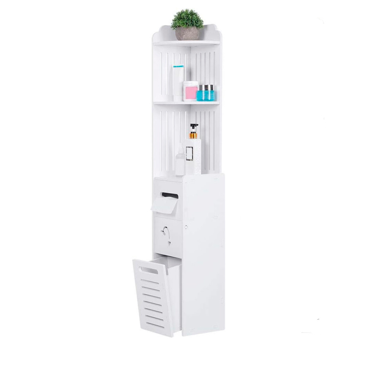 Organizador Baño Almacenador Papel Higiénico Blanco 014-11 
