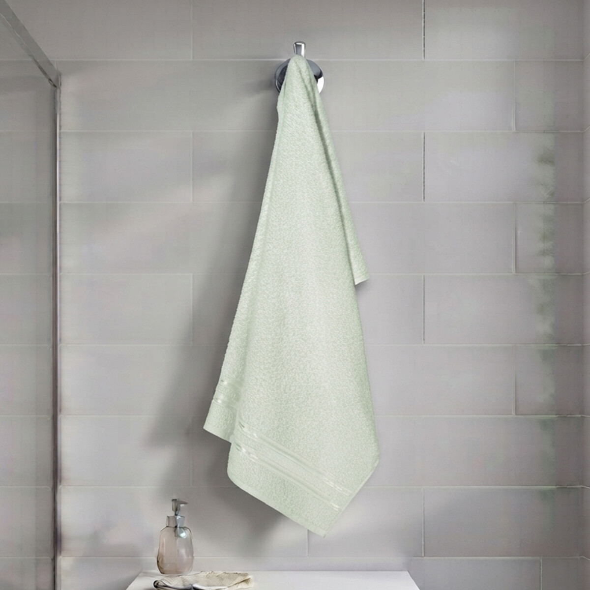 Toalla Mano Dohler Dueto 50 x 70 cm 100% Algodón - VERDE CLARO 