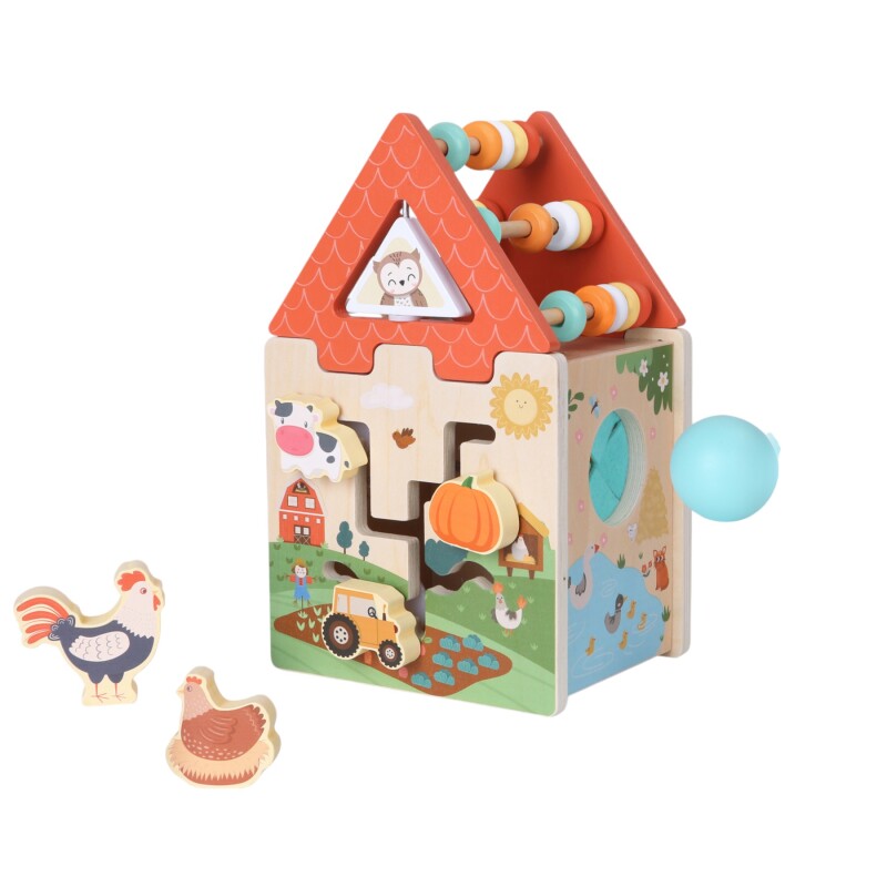 Juego Didactico de Madera 2 en 1 Activity Farm Juego Didactico de Madera 2 en 1 Activity Farm