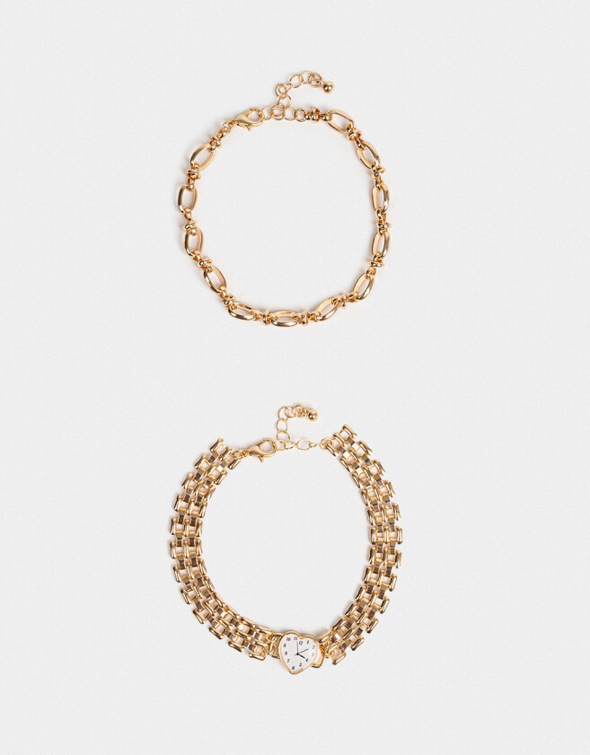 Pulseras Flexibles Sets Vintage Sets De Pulseras Vintage - Dorado