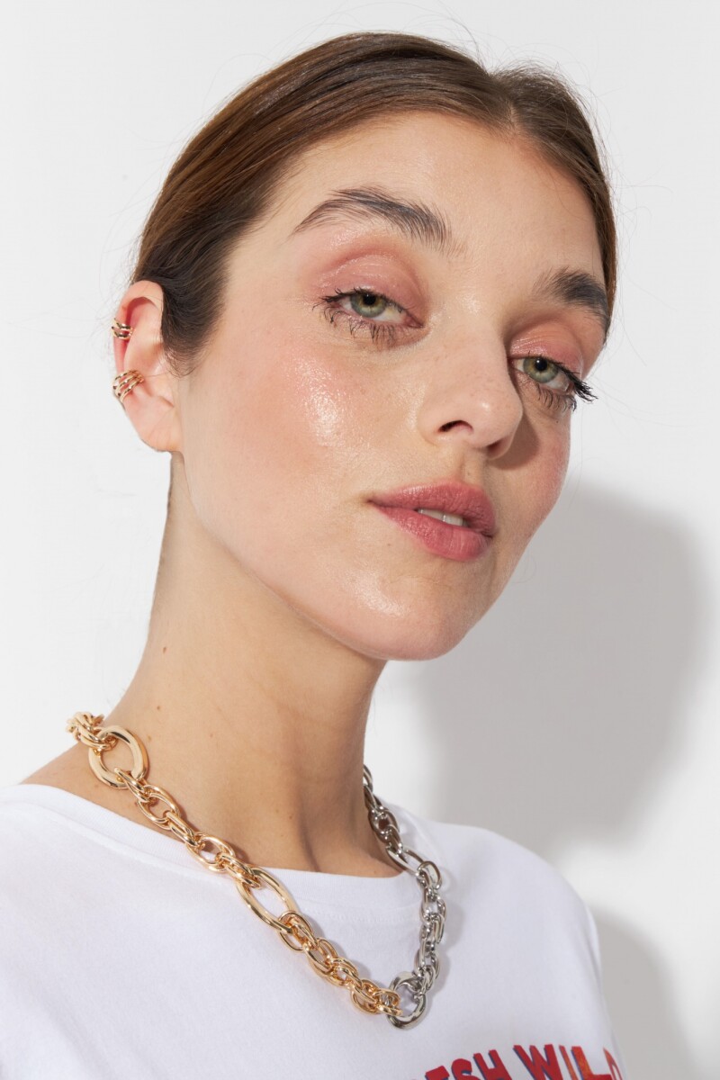 Set 3 earcuff vueltas dorado